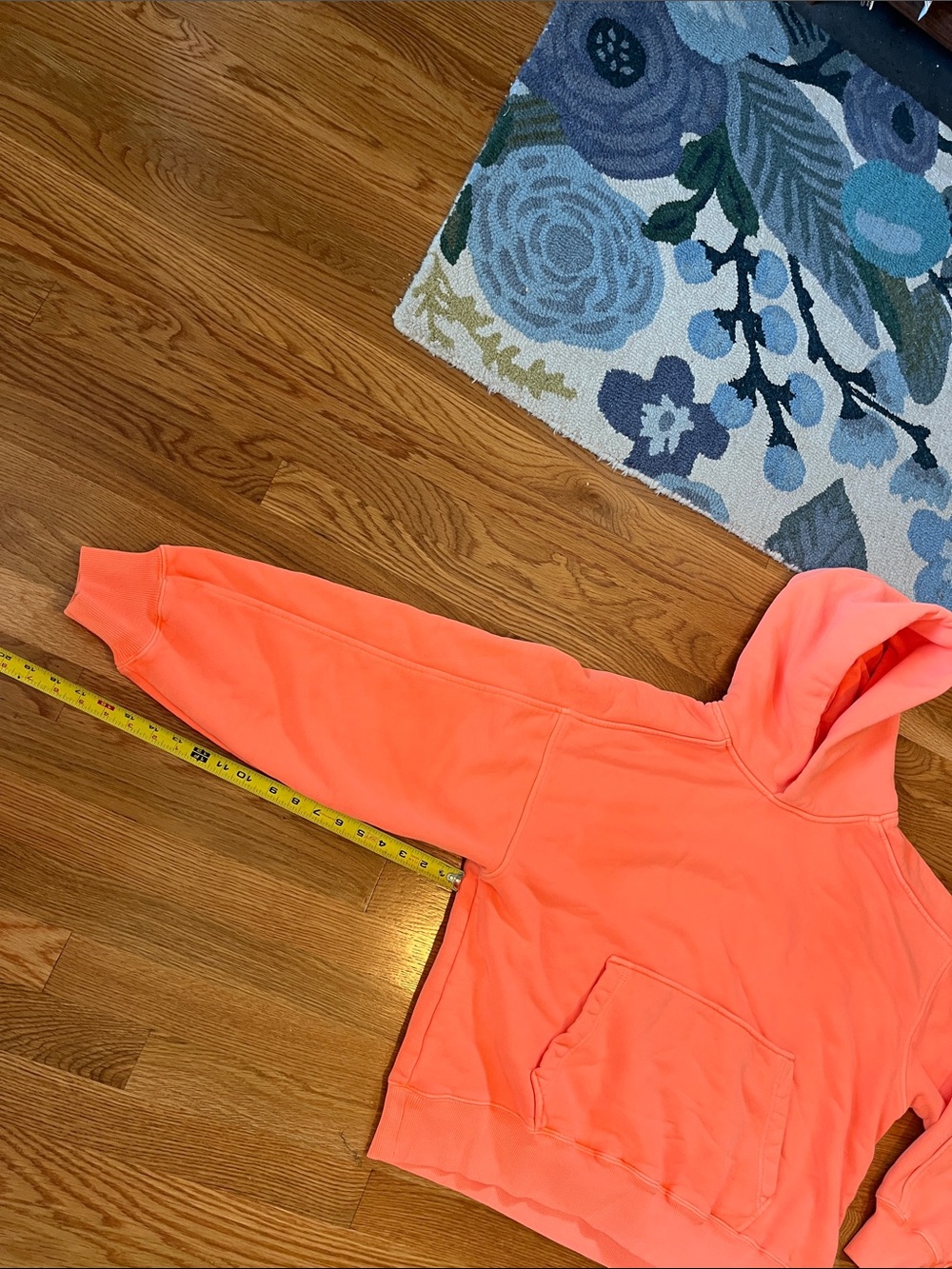 Free People Movement A Cut Above Flocked Buti Logo Hoodie Size Medium NWOT - Picture 9 of 15